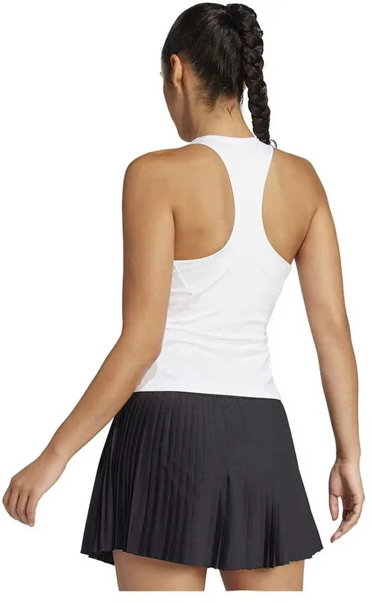 Adidas Y Midi Mouwloos T-shirt Wit XS