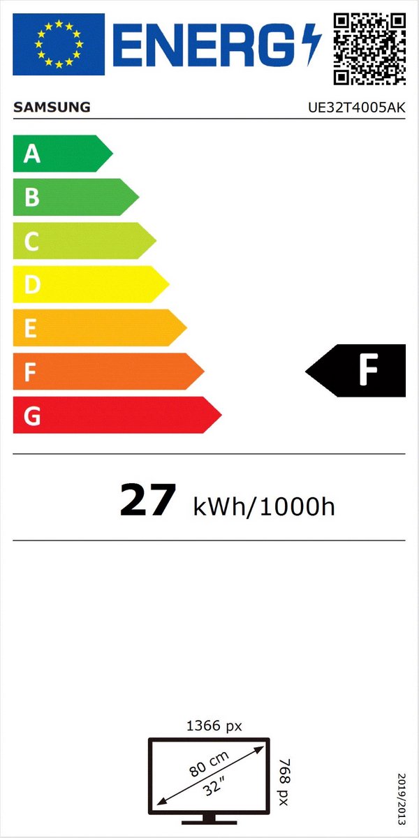 Samsung UE32T4005 - 32 inch - Full HD LED - 2020 - Buitenlands model