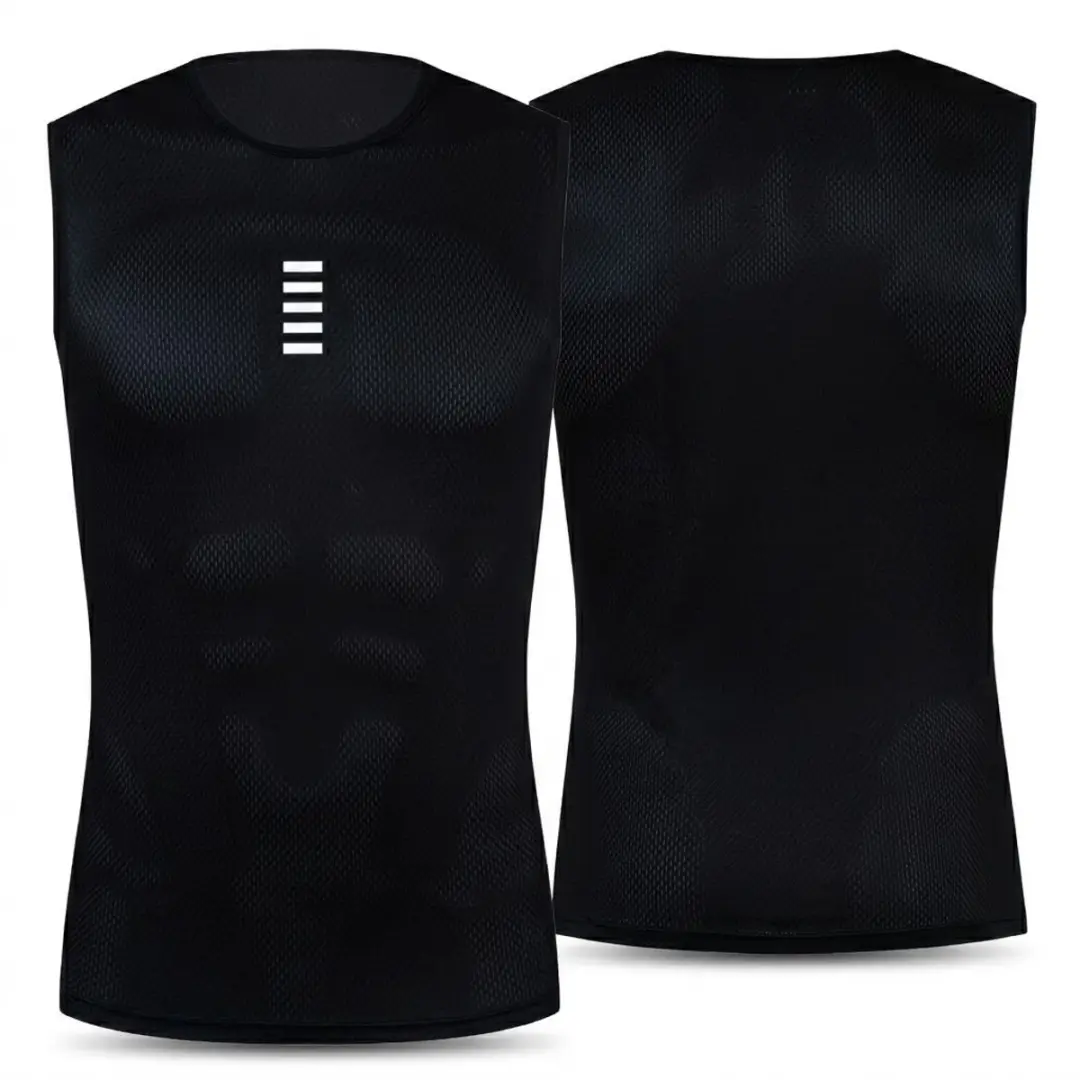 NUVEX Heren Fietsshirt Zwart