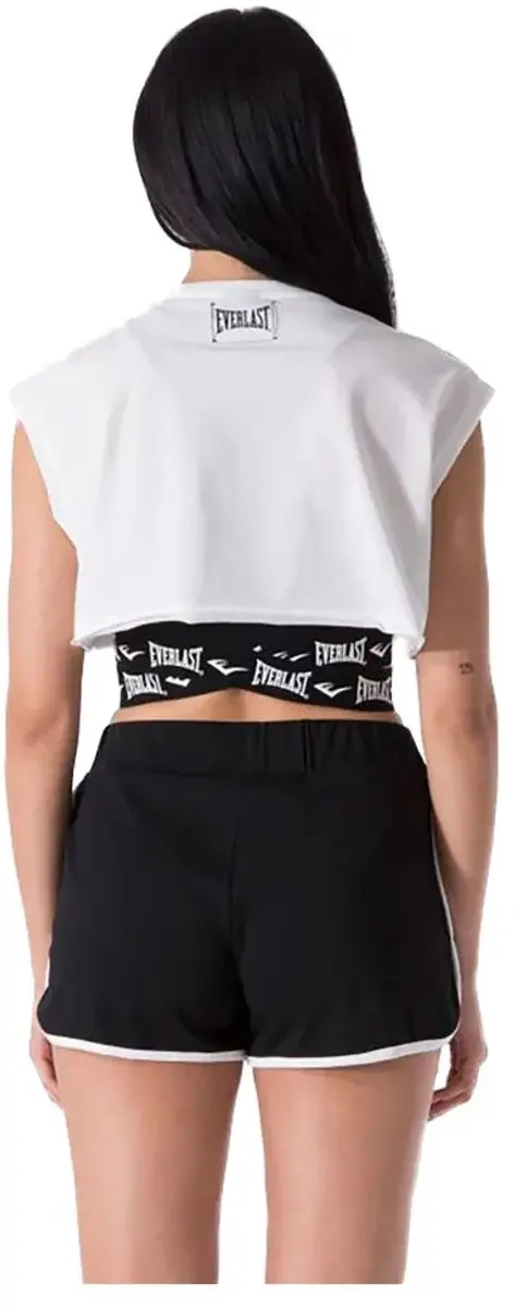 Everlast Crop Top Mouwloos T-shirt M - Wit