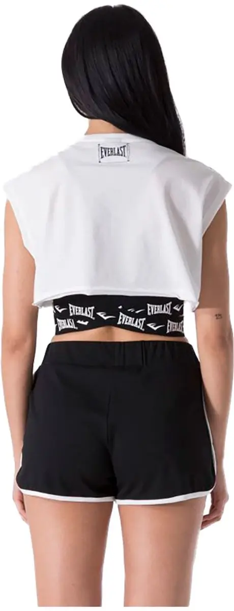 Everlast Crop Top Mouwloos T-shirt M - Wit