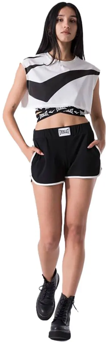 Everlast Crop Top Mouwloos T-shirt M - Wit