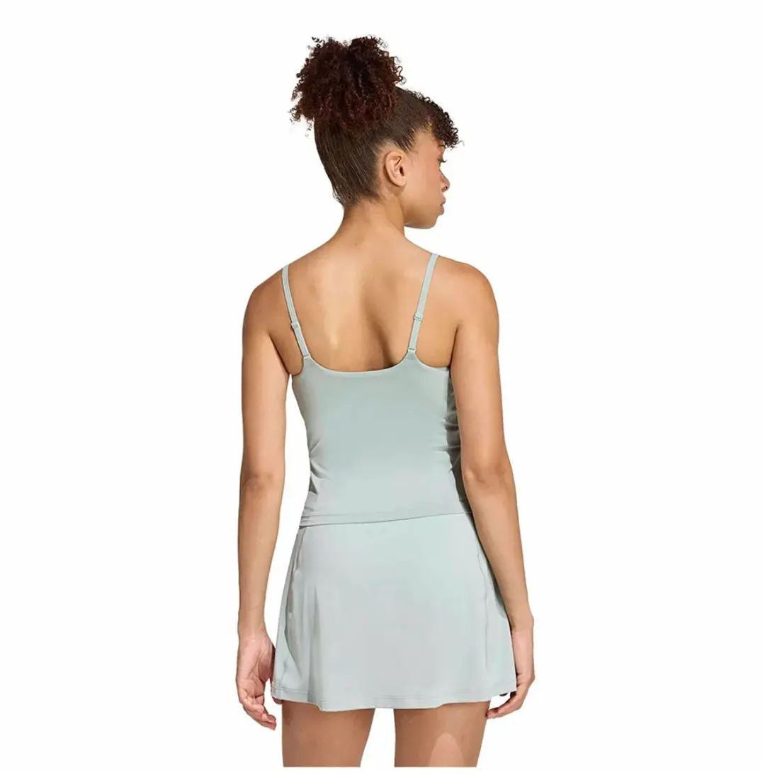 Adidas Optime Integrated Light Support Bra Mouwloos T-shirt - S - Wonder Sage