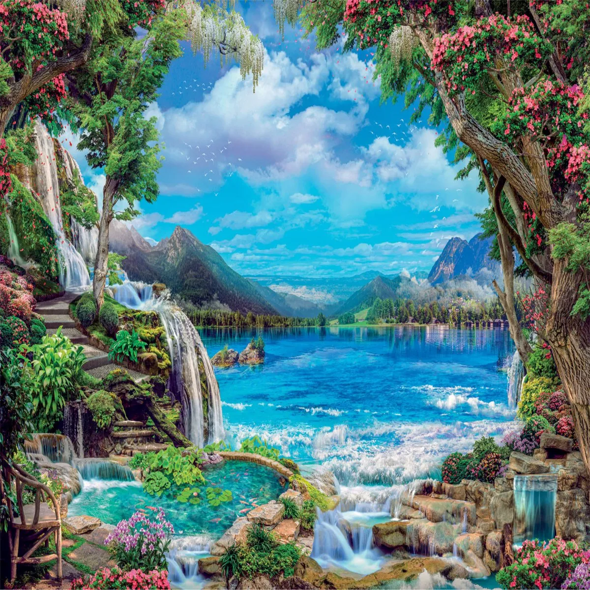 Clementoni Paradise on Earth Puzzel 2000 Stuks - Multicolor - afbeelding 6 van 6
