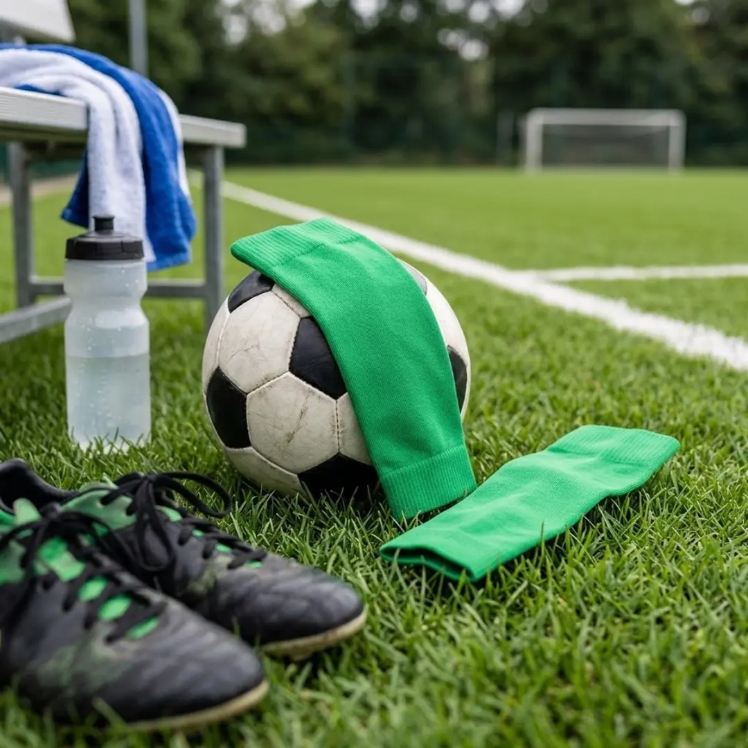 NUVEX Compressie Voetbalsokken Donkergroen - One Size - afbeelding 2 van 6