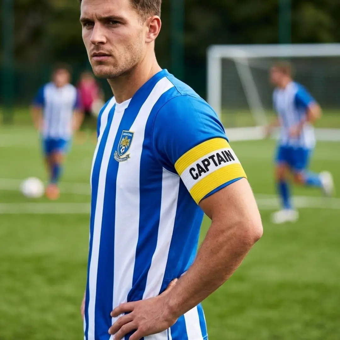 NUVEX Captain Armband Geel - Verstelbaar 12,5cm