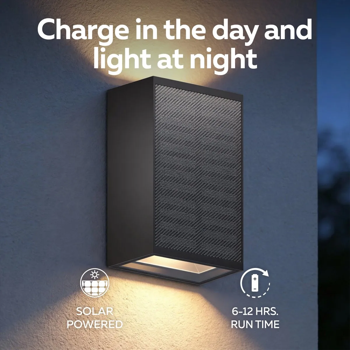 Calex Birindisi Solar Wandlamp 2700K - 2 Stuks - afbeelding 6 van 6