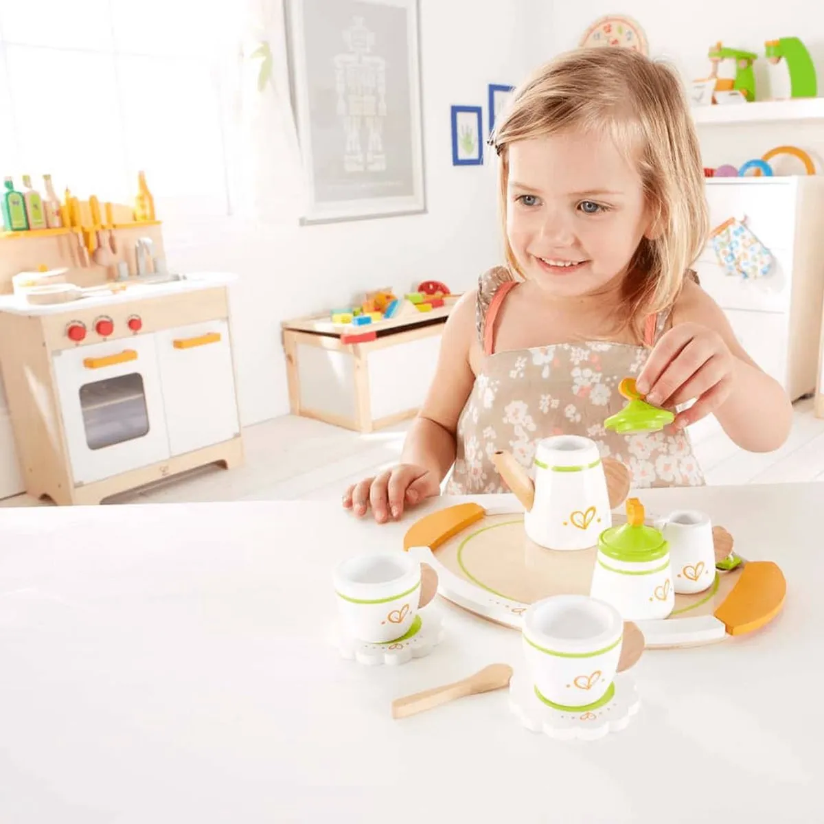 Hape Teeservice voor 2 Personen - Veelkleurig