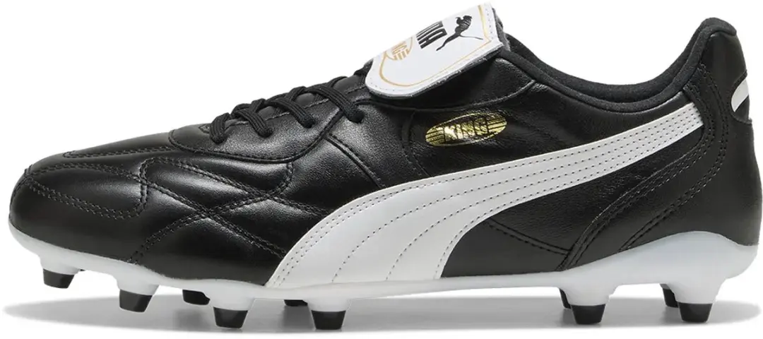 PUMA King Top FG Voetbalschoenen - Maat 40 - Zwart