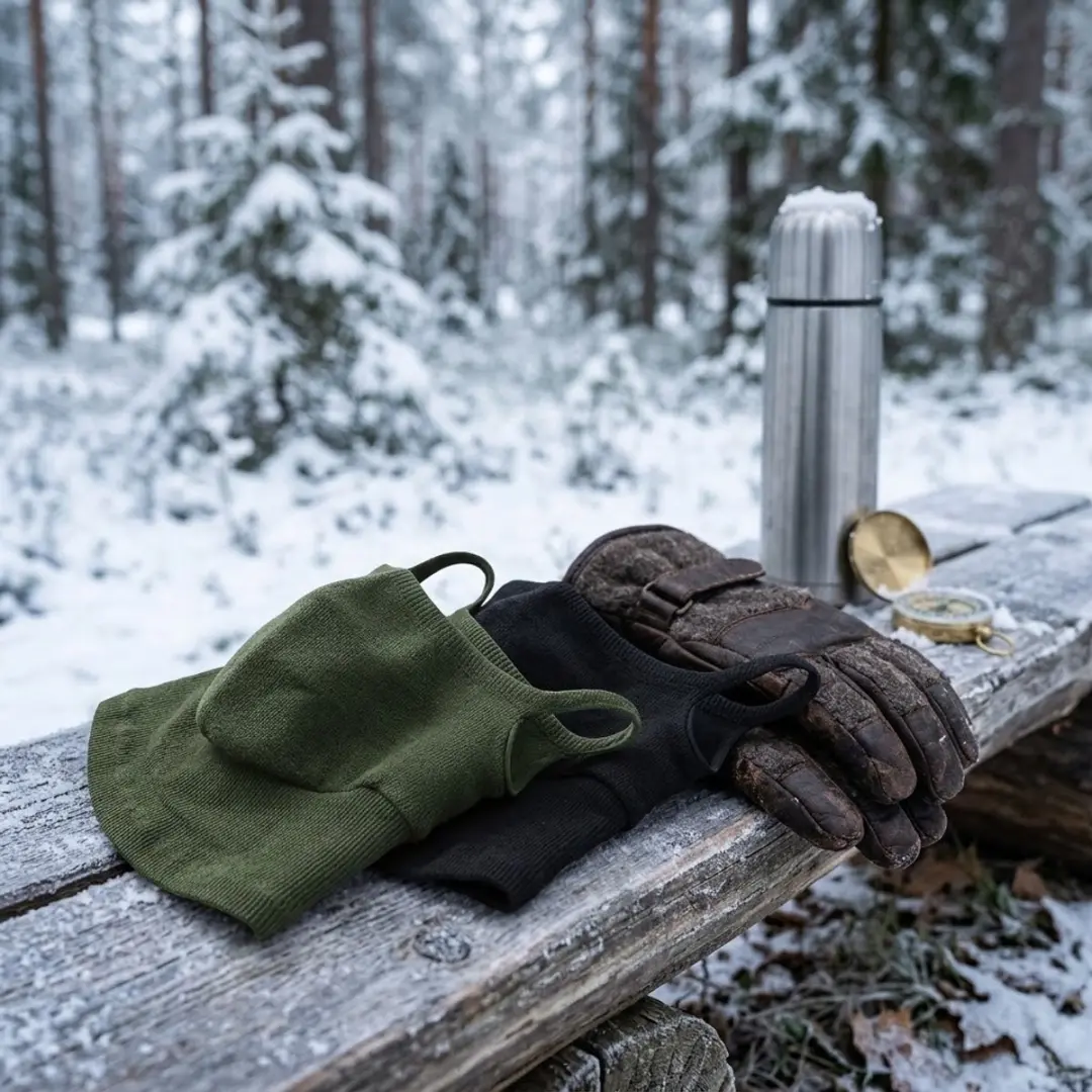 NUVEX Nekwarmer Set 2 Stuks - Zwart/Leegergoen