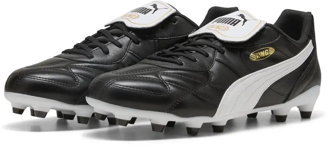 PUMA King Top FG Voetbalschoenen - 40.5 - Zwart