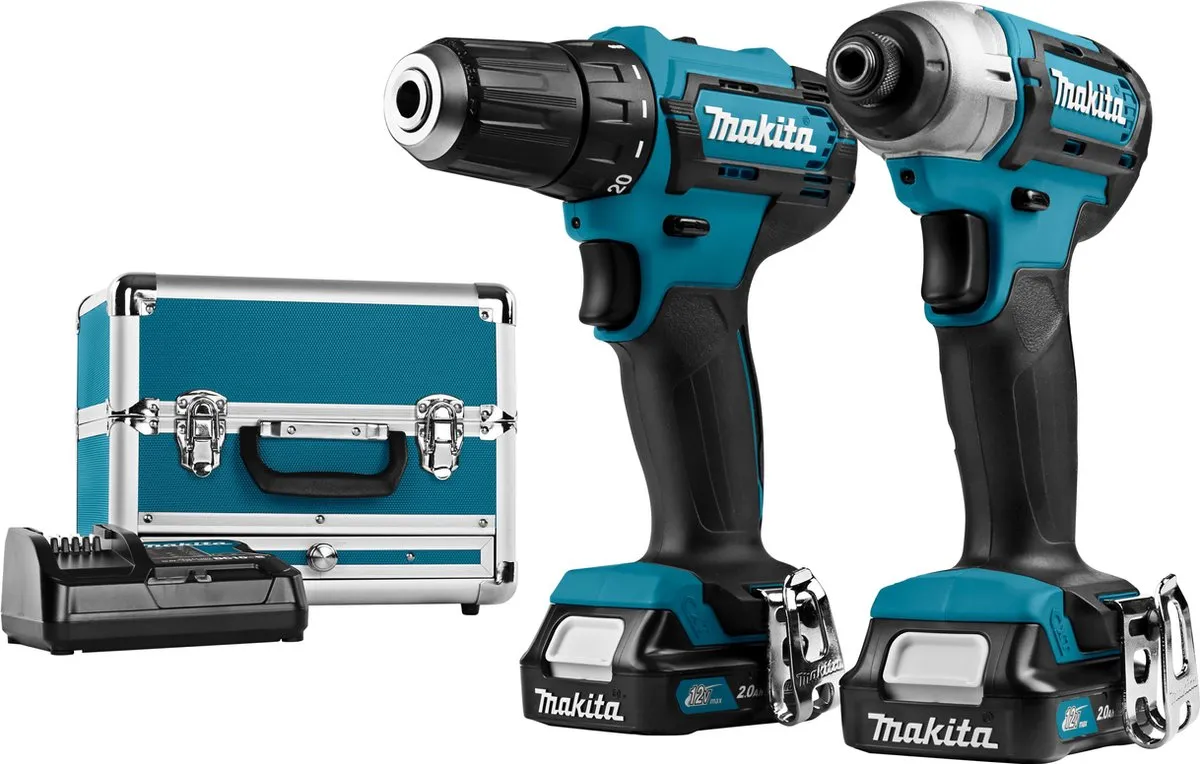 Makita CLX224SAX1 Combiset - DF333D & TD110D - 2x 2,0 Ah Accu