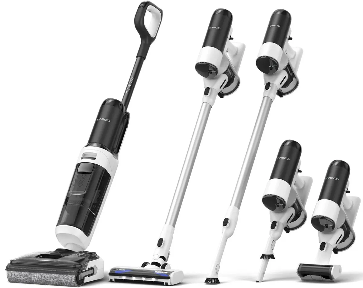 Tineco Switch S6 Stretch Vloerreiniger - 40 min - Wit - afbeelding 6 van 6