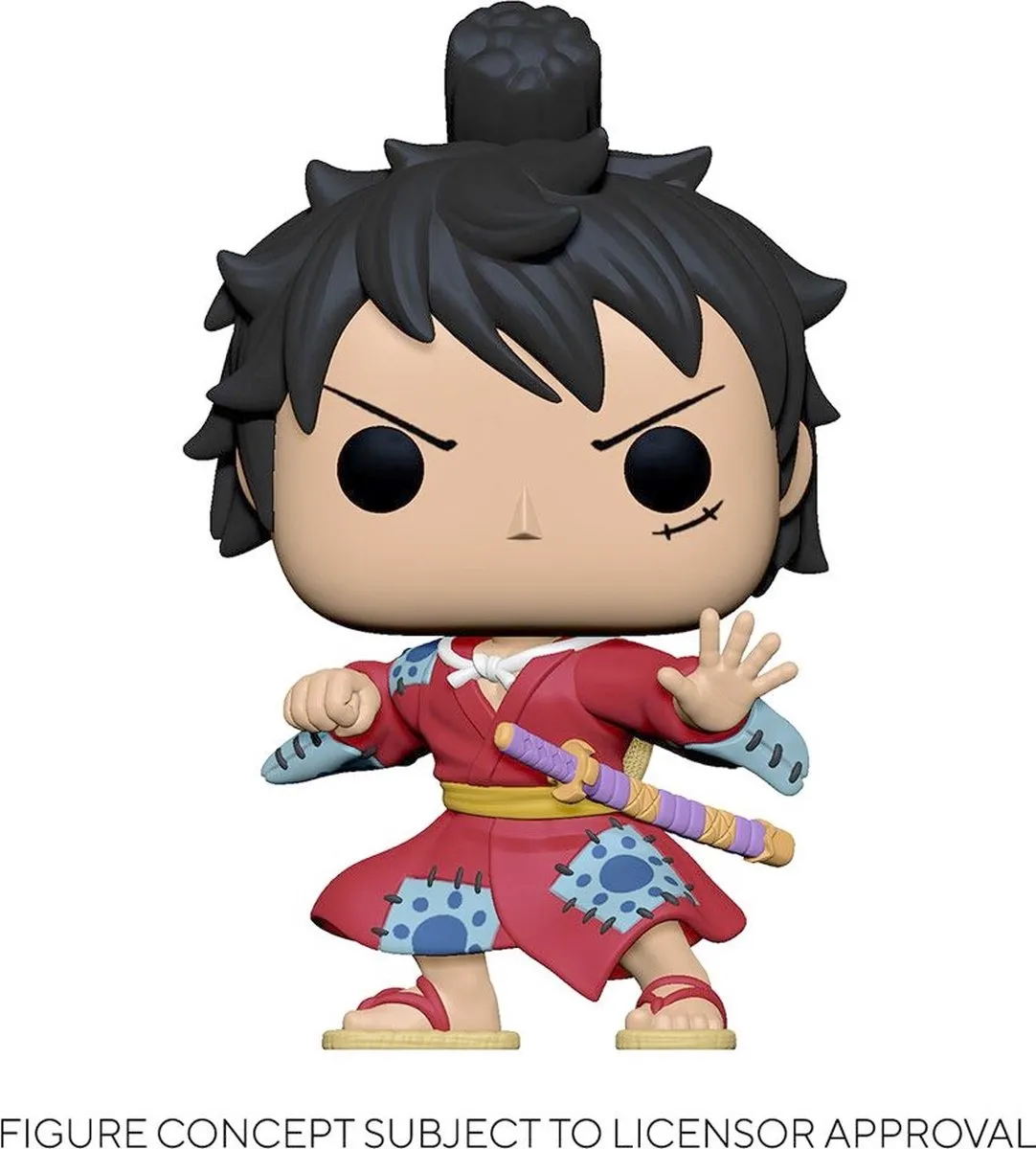 Funko One Piece Luffy in Kimono POP! Figuur - 9cm - Multicolours
