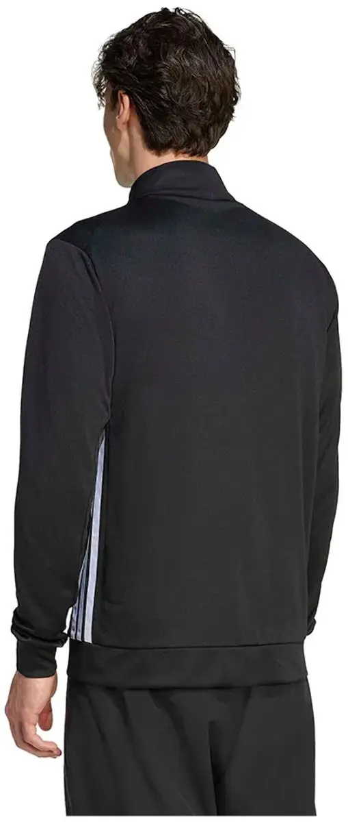 adidas Workout Essentials 3 Stripes Knit Sweatshirt - Zwart S