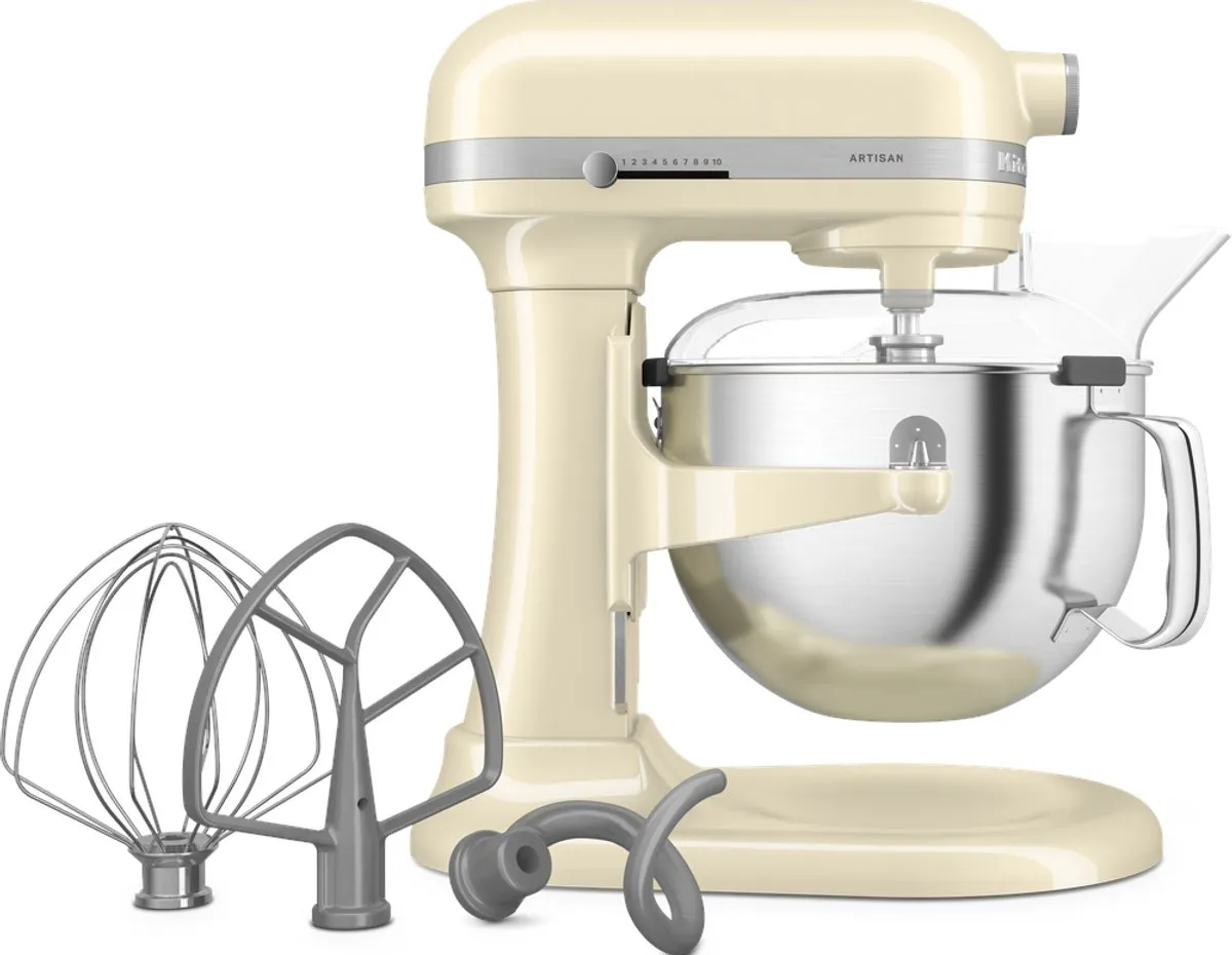 KitchenAid Artisan Keukenmachine 375W - 11 snelheden - 5,6L - Amandelwit - afbeelding 2 van 5