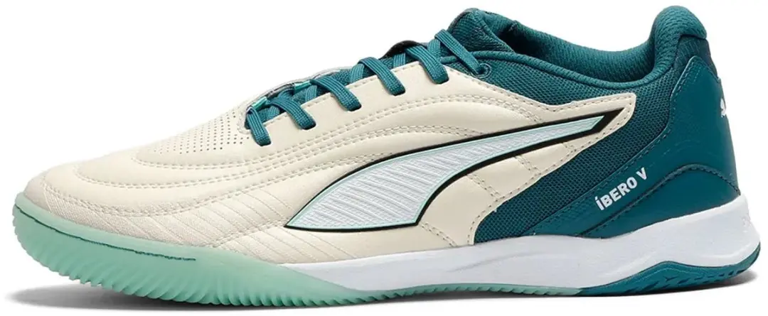 PUMA Ibero V Zaalschoenen - EU 44 - Wit/Blauw
