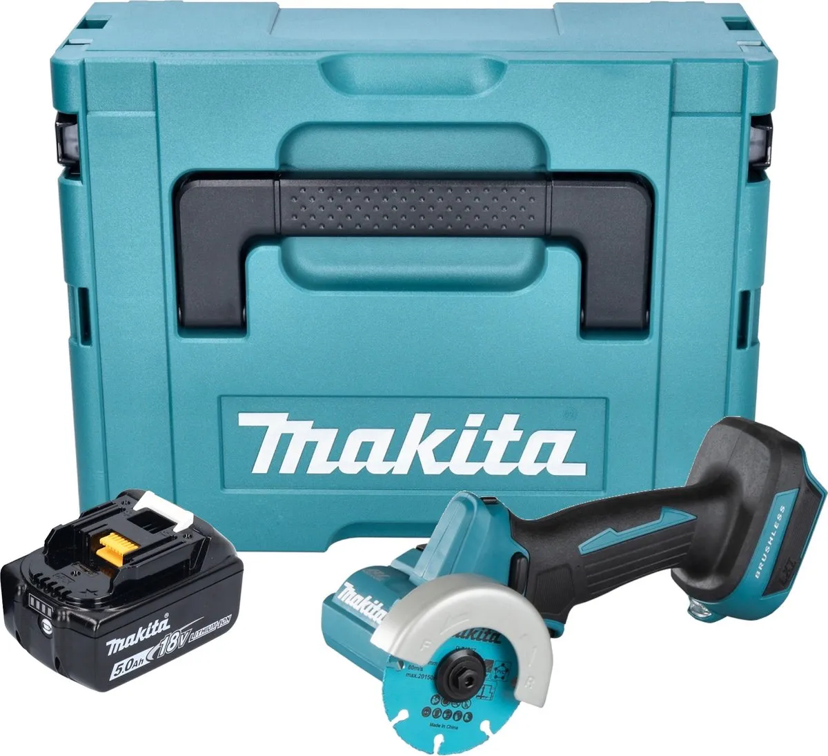 Makita DMC 300 T1J Haakse Slijper 18V 76mm