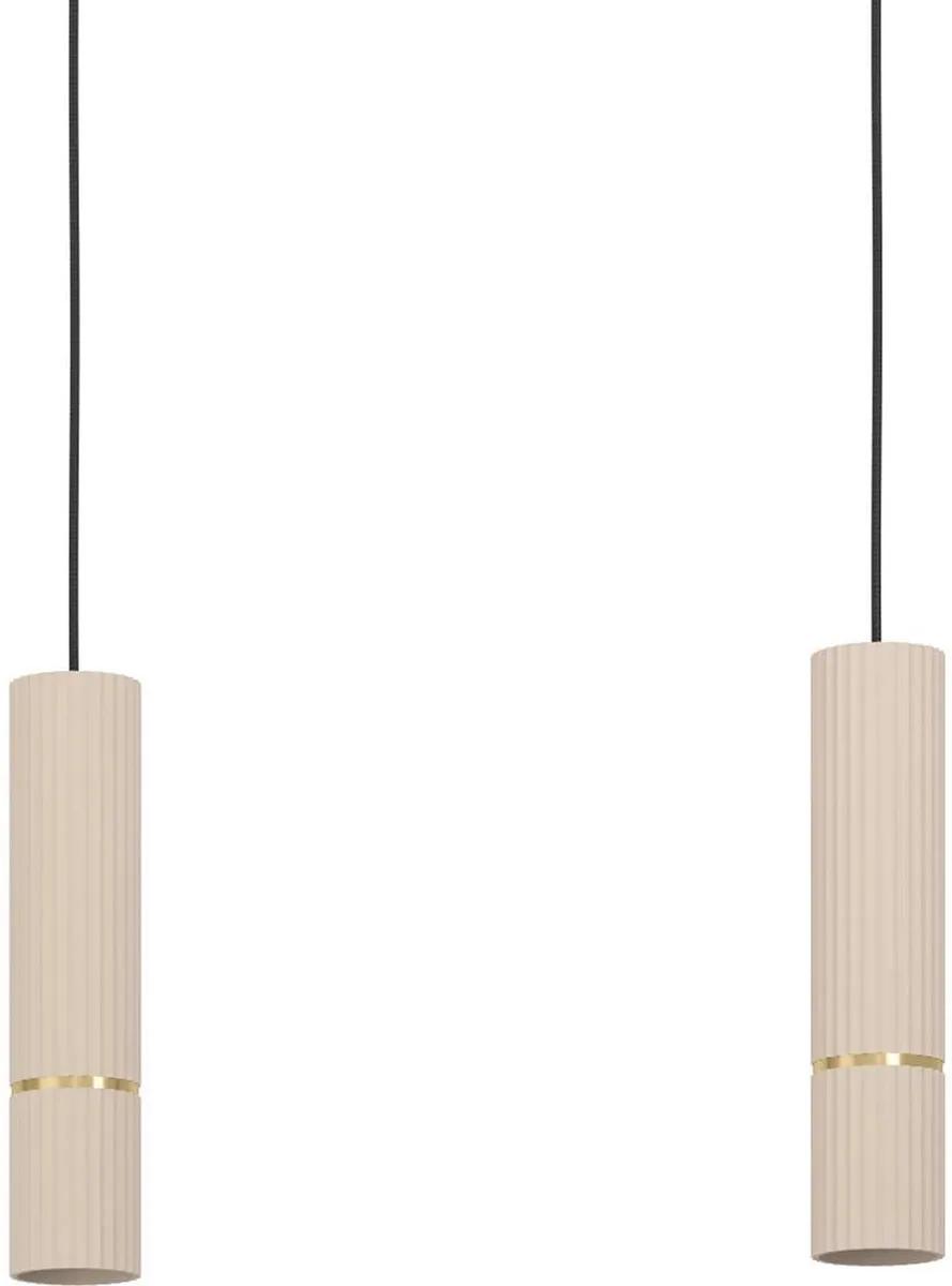 Eglo Caminia Hanglamp GU10 - 77cm - Zandkleur