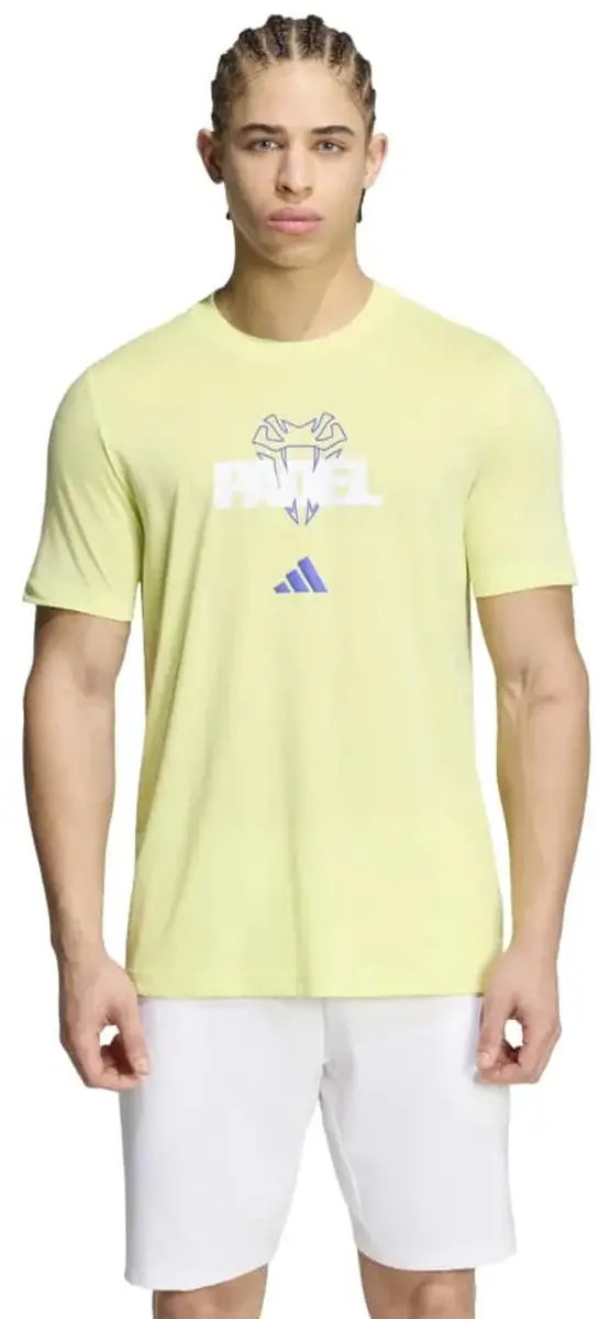 Adidas Padel Graphic T-shirt Geel M