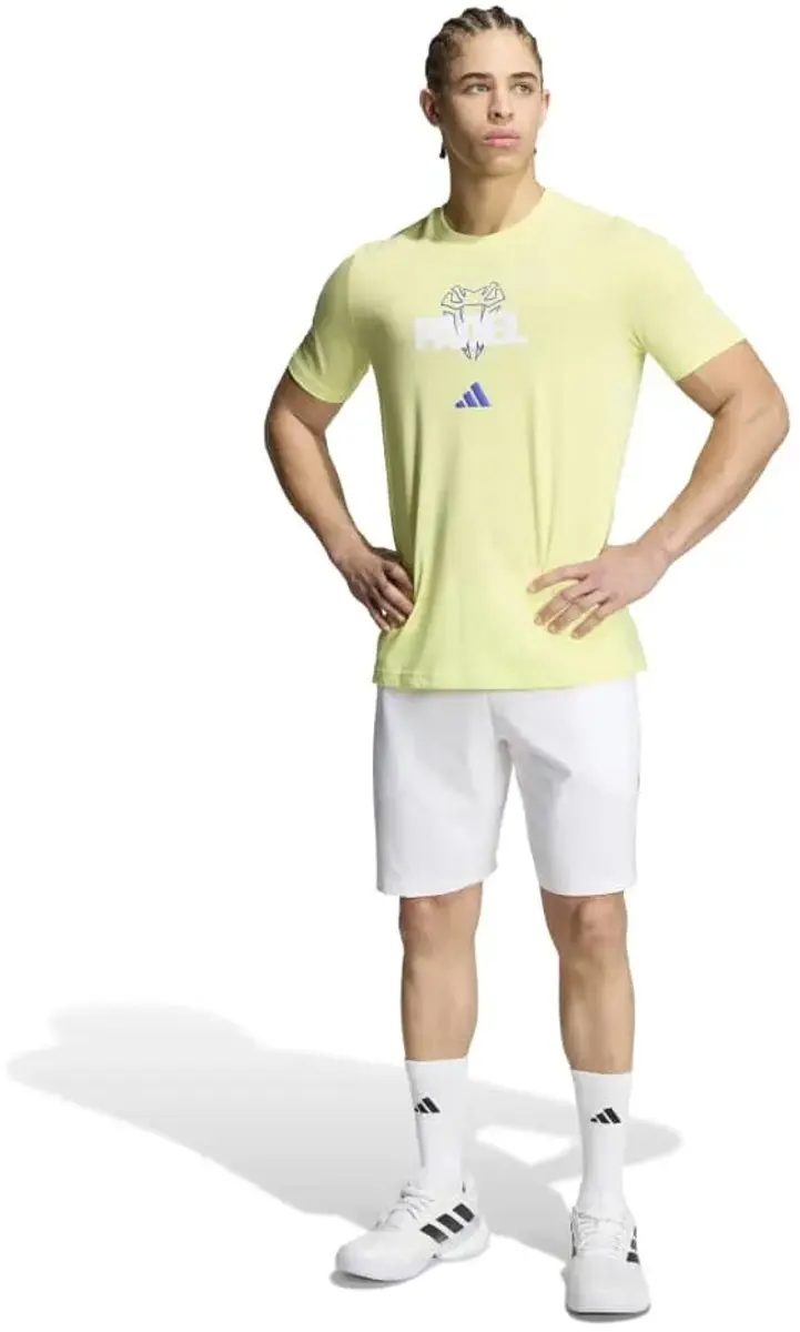 Adidas Padel Graphic T-shirt Geel M