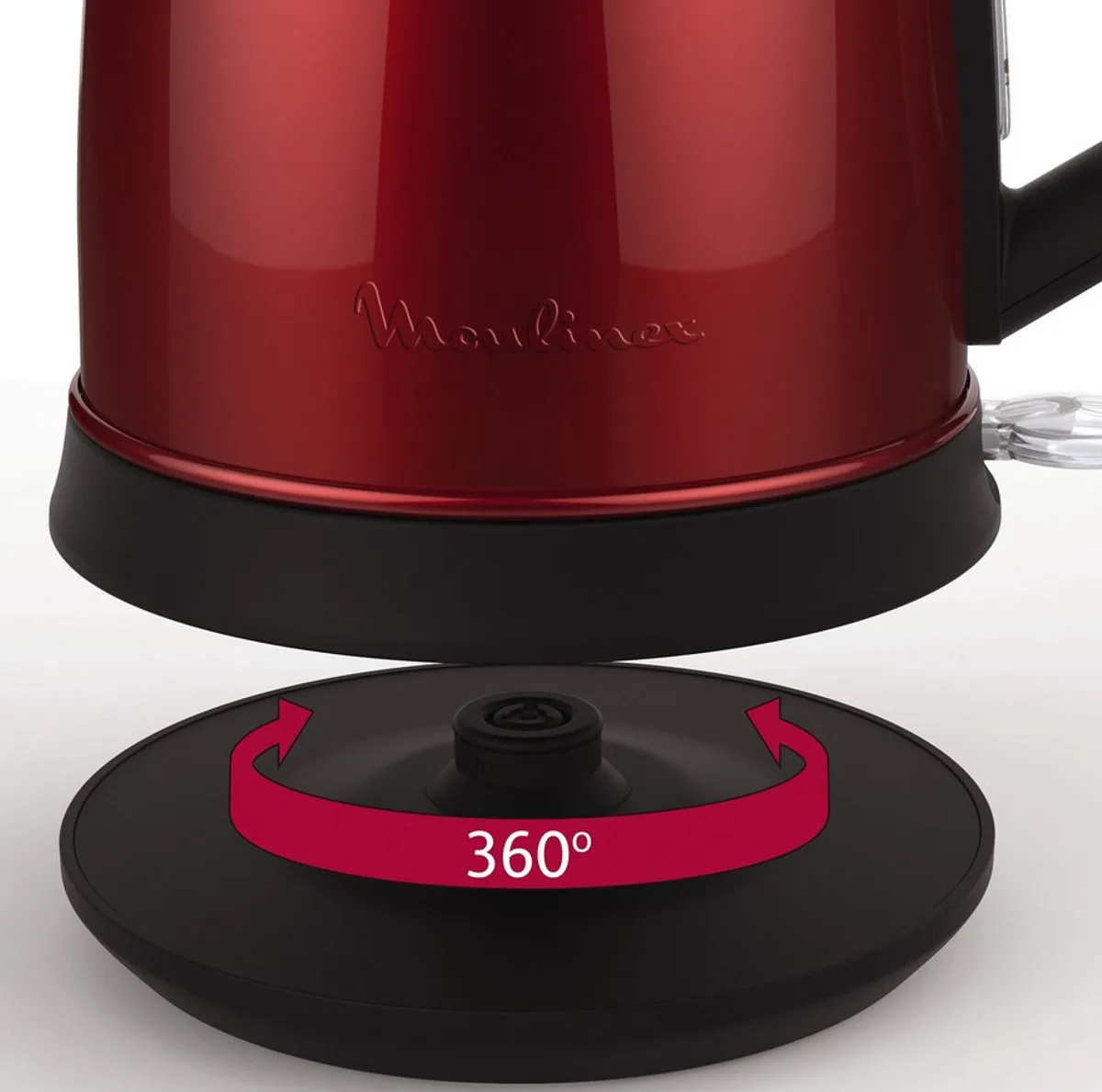 Moulinex Subito BY550510 Waterkoker - 2400W 1.7L - Rood