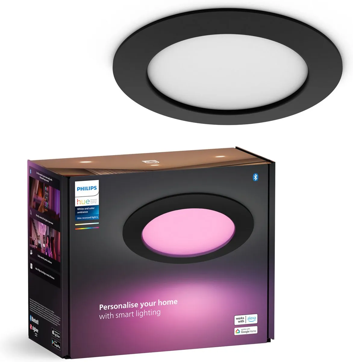 Philips Hue Inbouwspot Slim 170mm