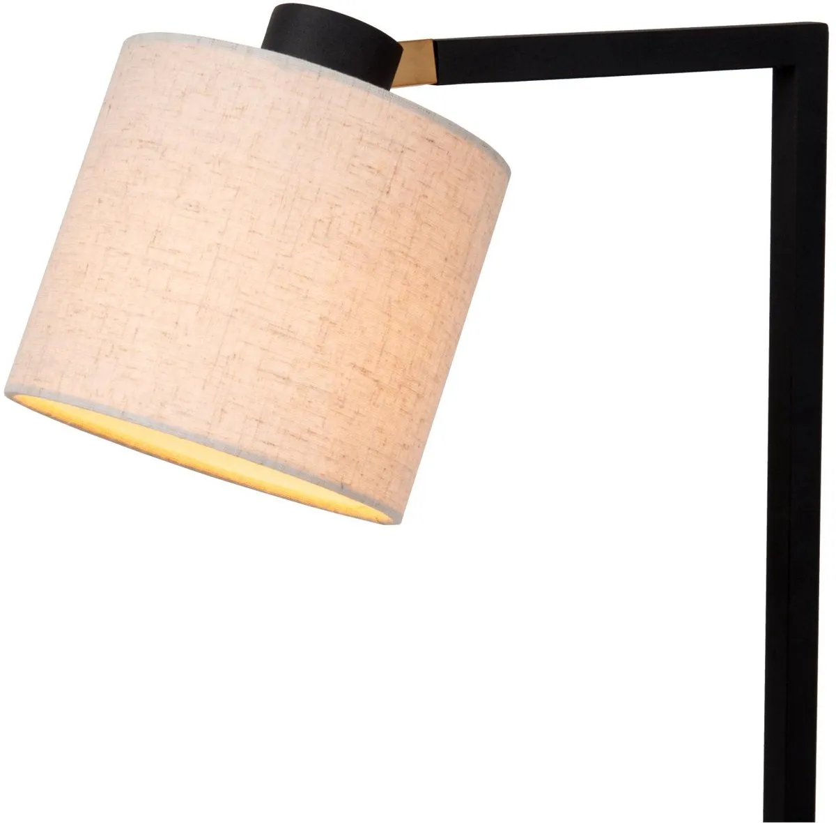 Lucide Lesley Vloerlamp E27 - Zwart