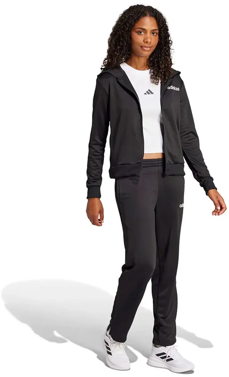 adidas Essentials Linear Trainingspak - Zwart S