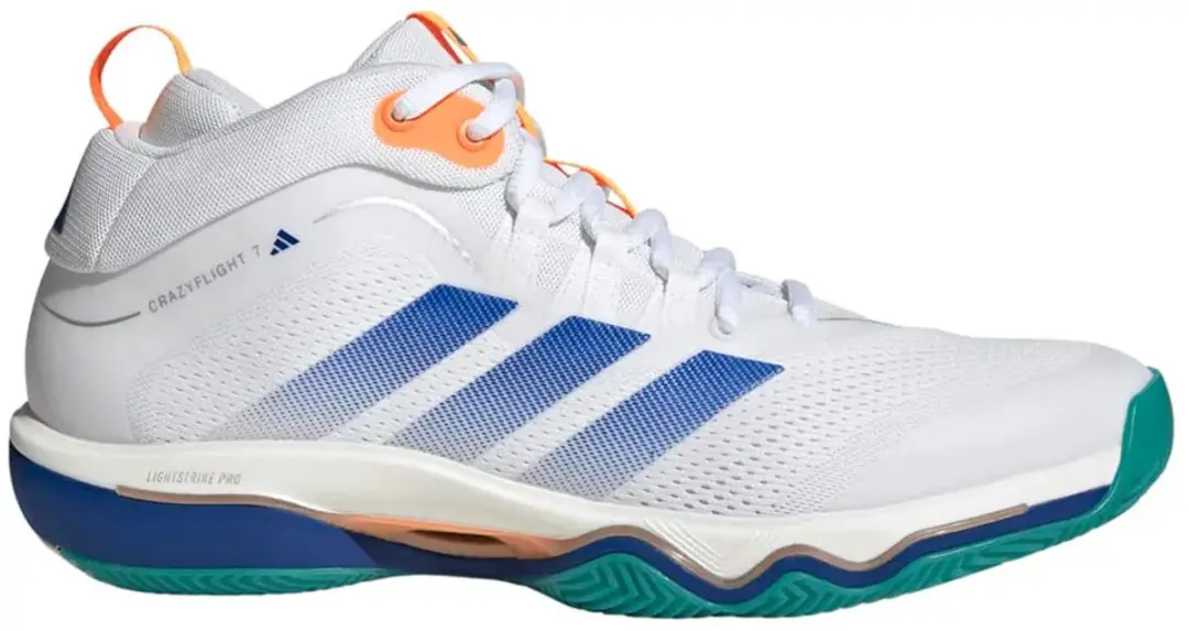Adidas Crazyflight 7 Mid Indoor Sportschoenen - Wit - EU 41 1/3