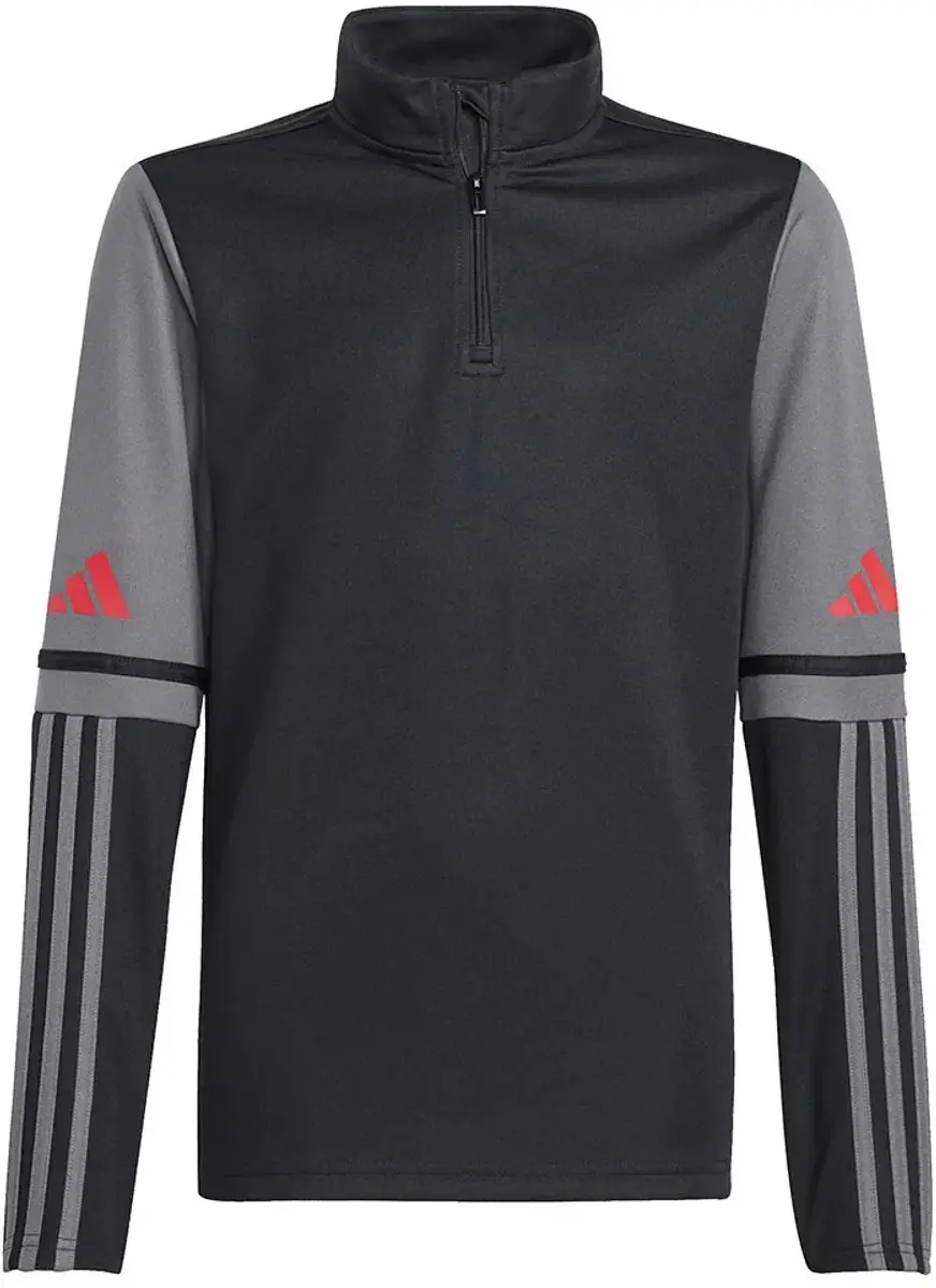 adidas Squadra 25 Training Sweatshirt - 11-12 jaar - Zwart/Grijs/Rood