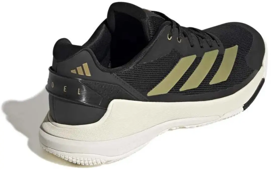 Adidas Crazyquick LS Padelschoenen - EU 44 - Off White/Core Black/Gold