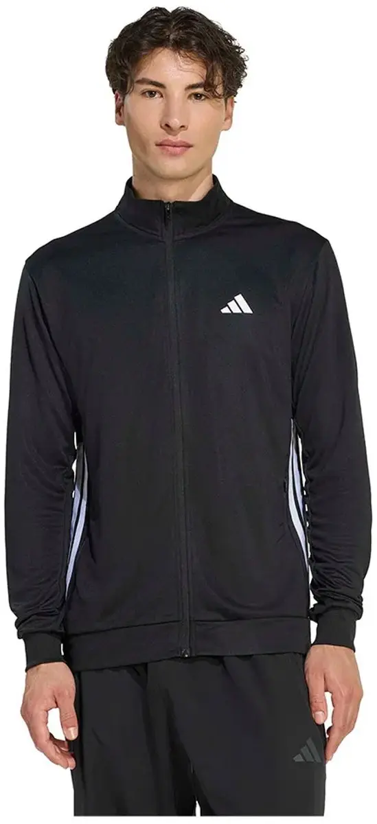 adidas Workout Essentials 3 Stripes Knit Sweatshirt