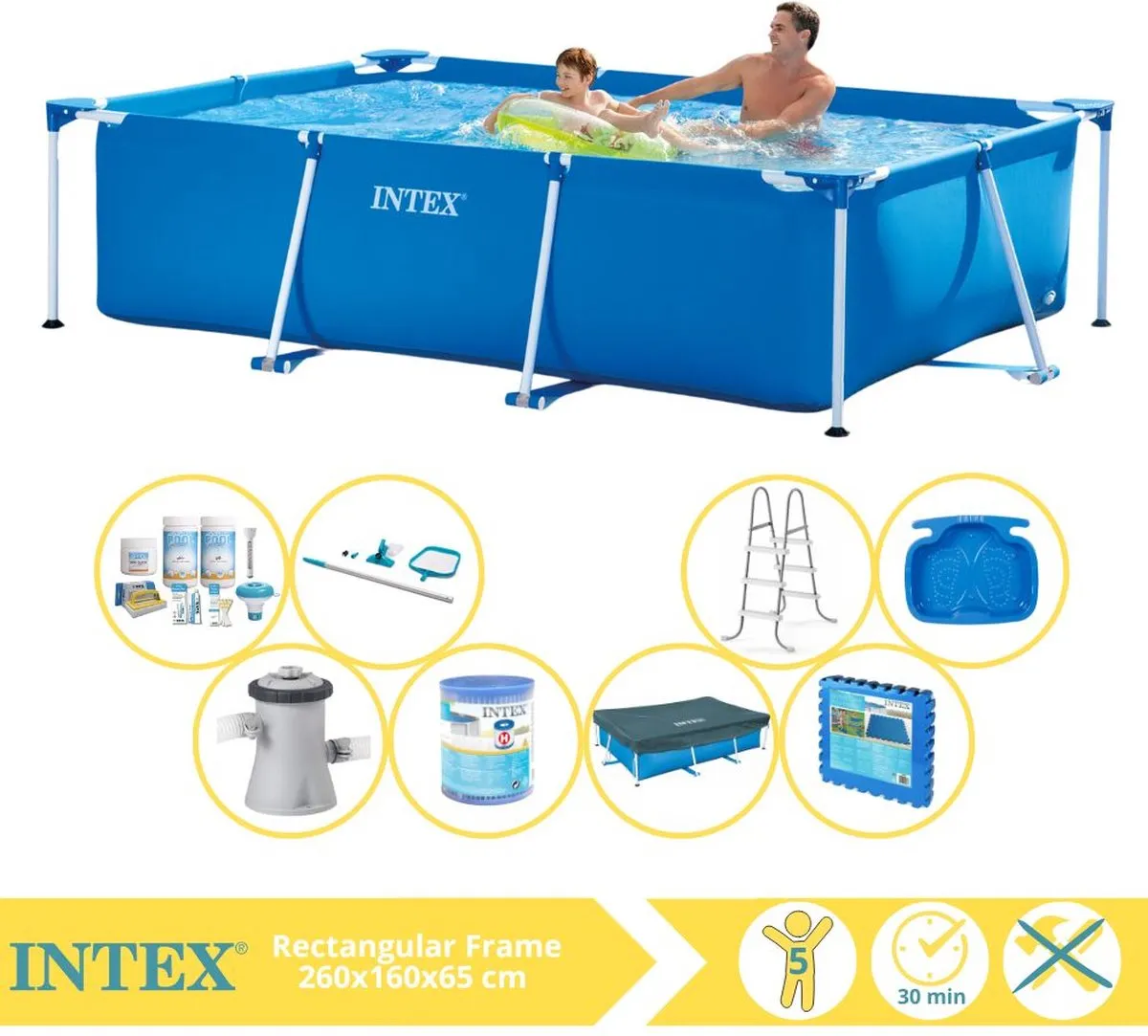 Intex 28271NP Opzetzwembad 260x160x65cm