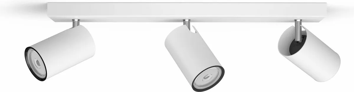 Philips Hue Kosipo Opbouwspot Wit - 3x GU10 Warm tot Koelwit