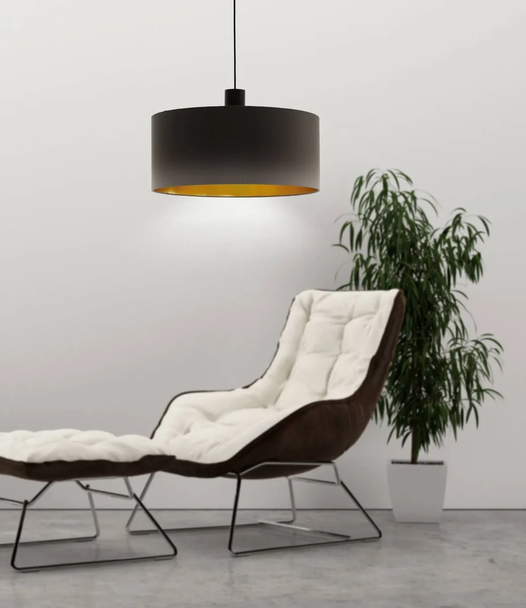 Eglo Concessa 1 Hanglamp - Ø53cm - Bruin