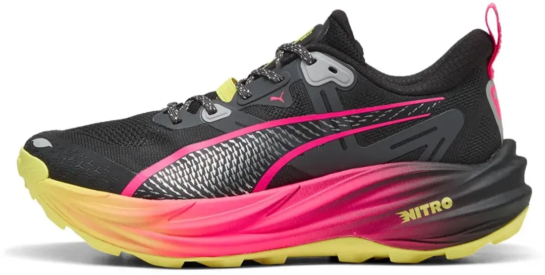 PUMA Voyage Nitro 4 Hardloopschoenen - EU 36 - Zwart/Rosa/Lemon