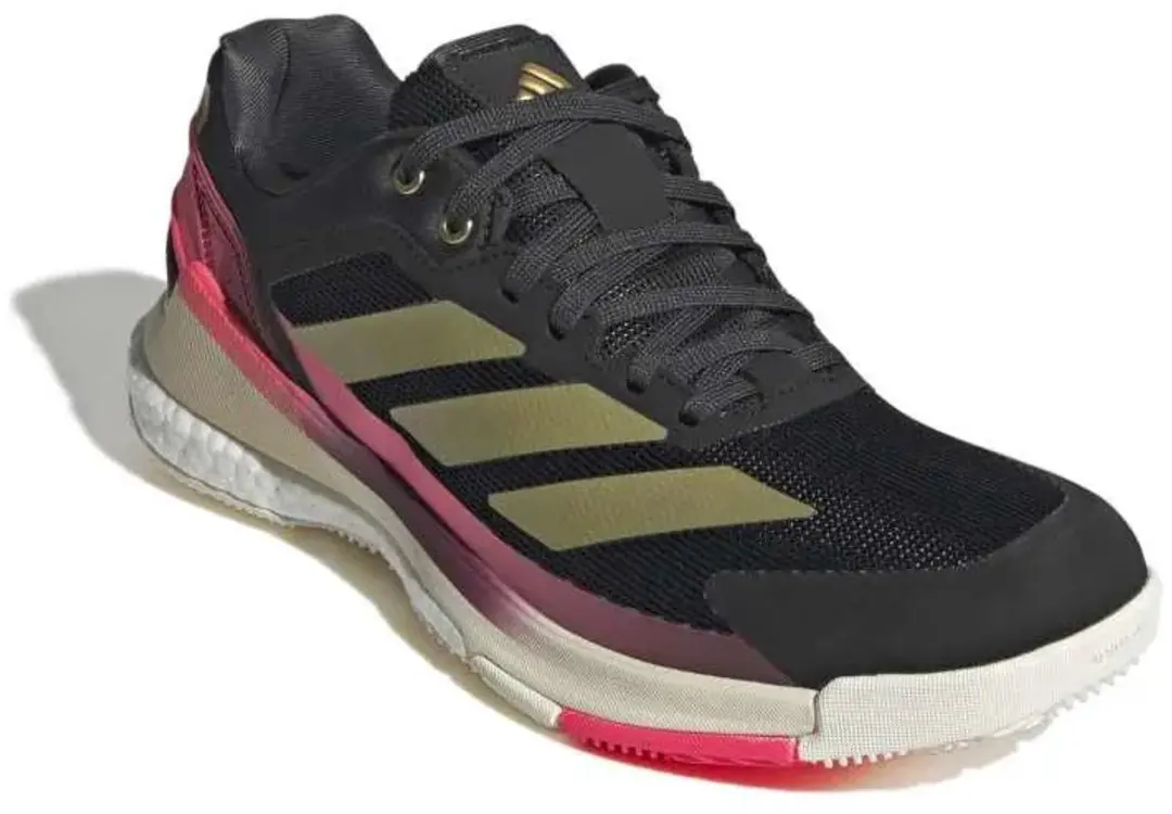 Adidas Crazyquick Boost Padelschoenen - 41 1/3 - Zwart/Goud