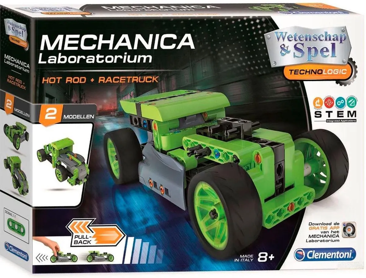 Clementoni Mechanica Laboratorium Showwagen Pullback