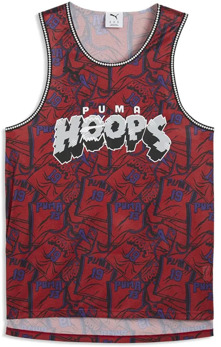 PUMA Flagrant Foul Hoops Mouwloos T-shirt M - Rood