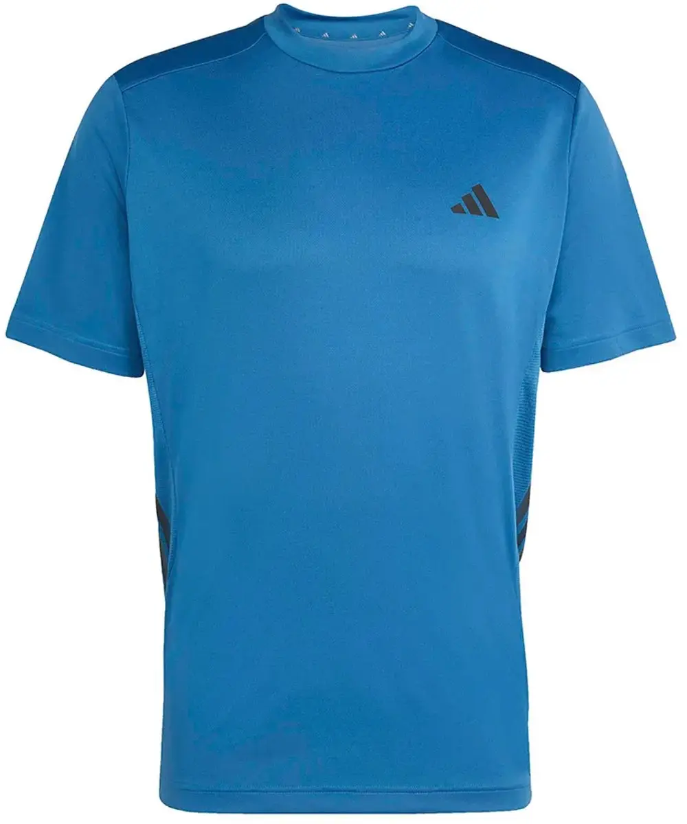 Adidas Tech Essentials T-shirt 3 Stripes - Blauw 2XL
