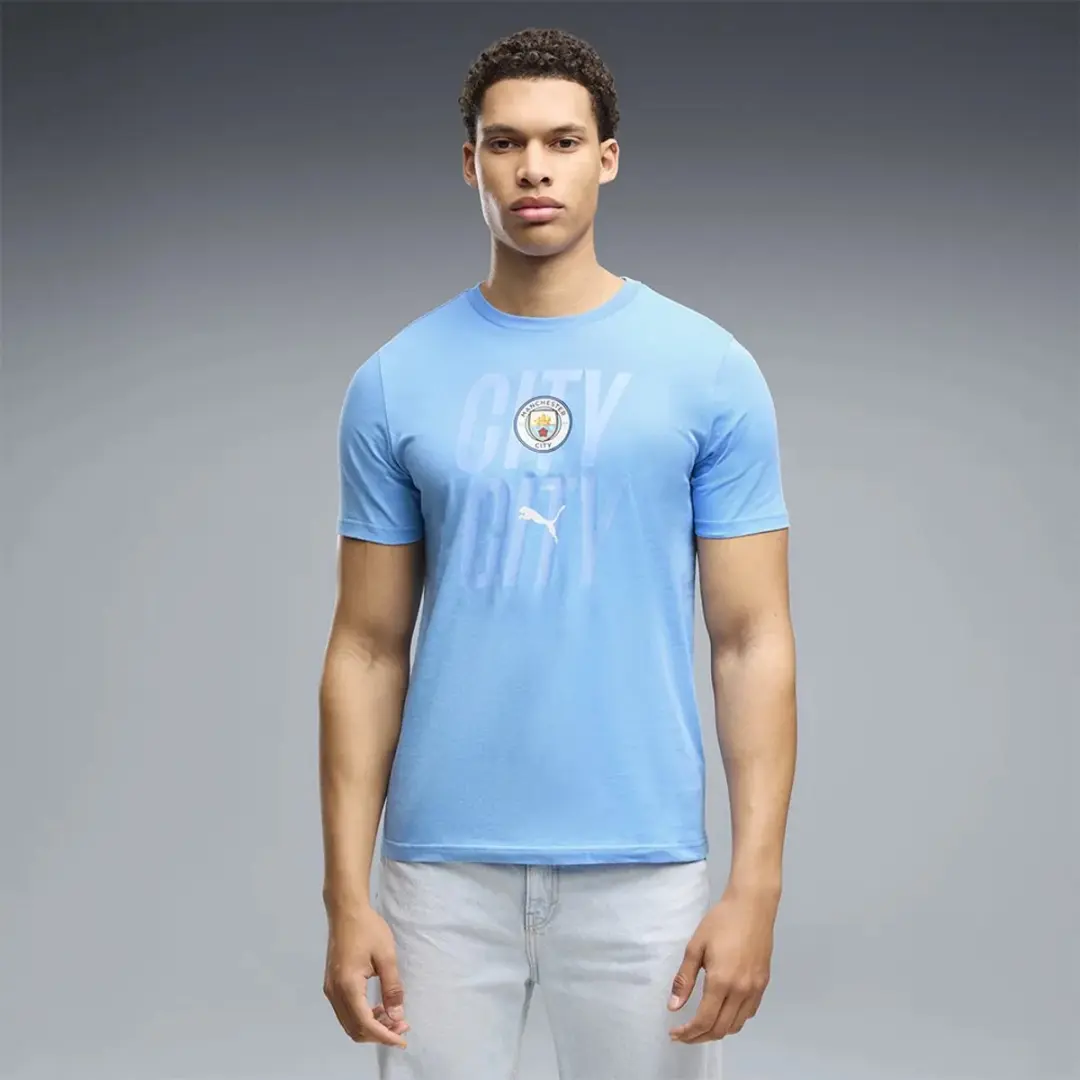 PUMA Manchester City FC T-shirt - Blauw S