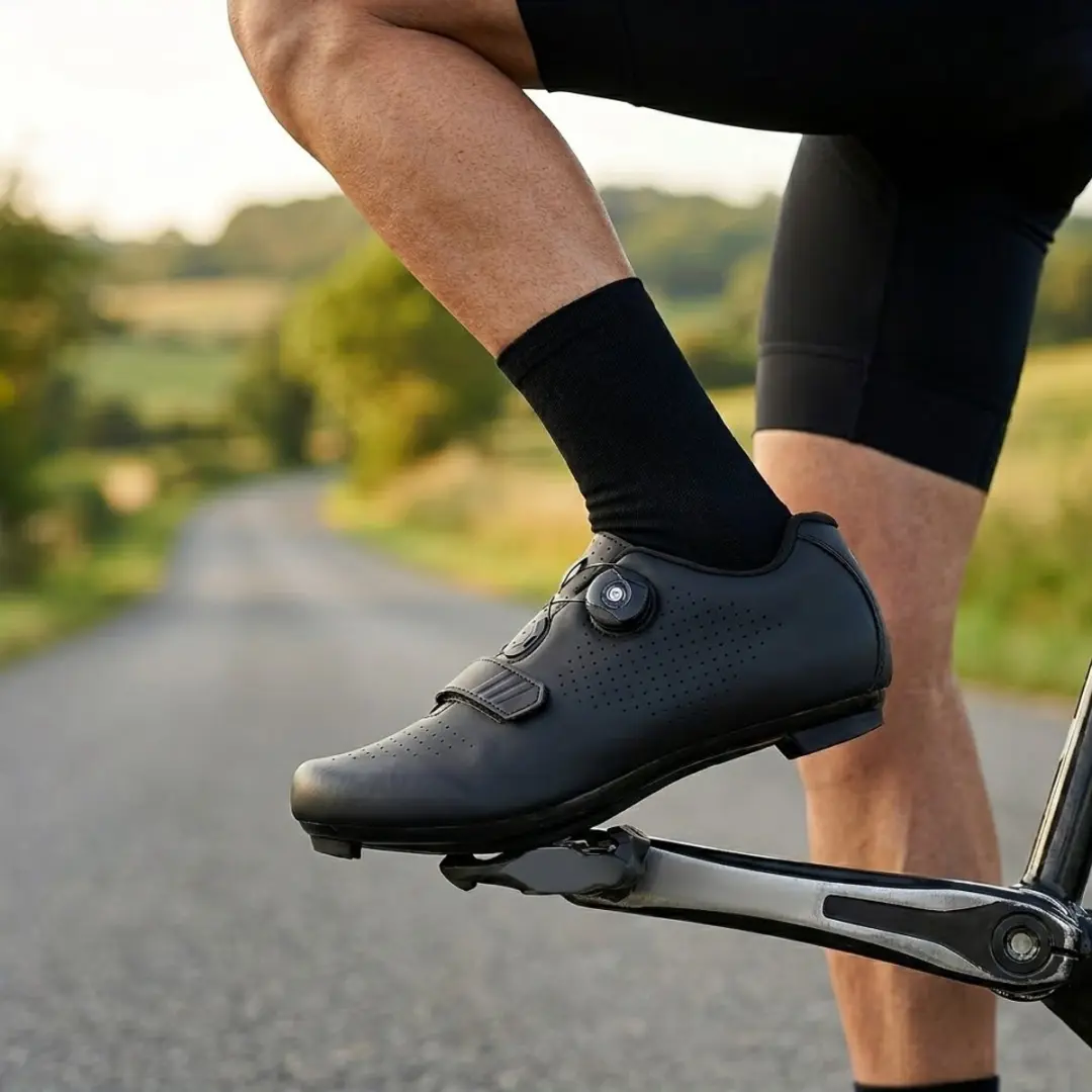 NUVEX Diepzwarte MTB Schoenen 40 - Klikpedaalcompatibel