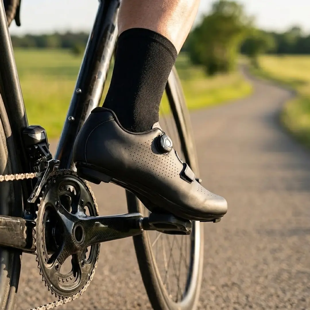 NUVEX Diepzwarte MTB Schoenen 40 - Klikpedaalcompatibel
