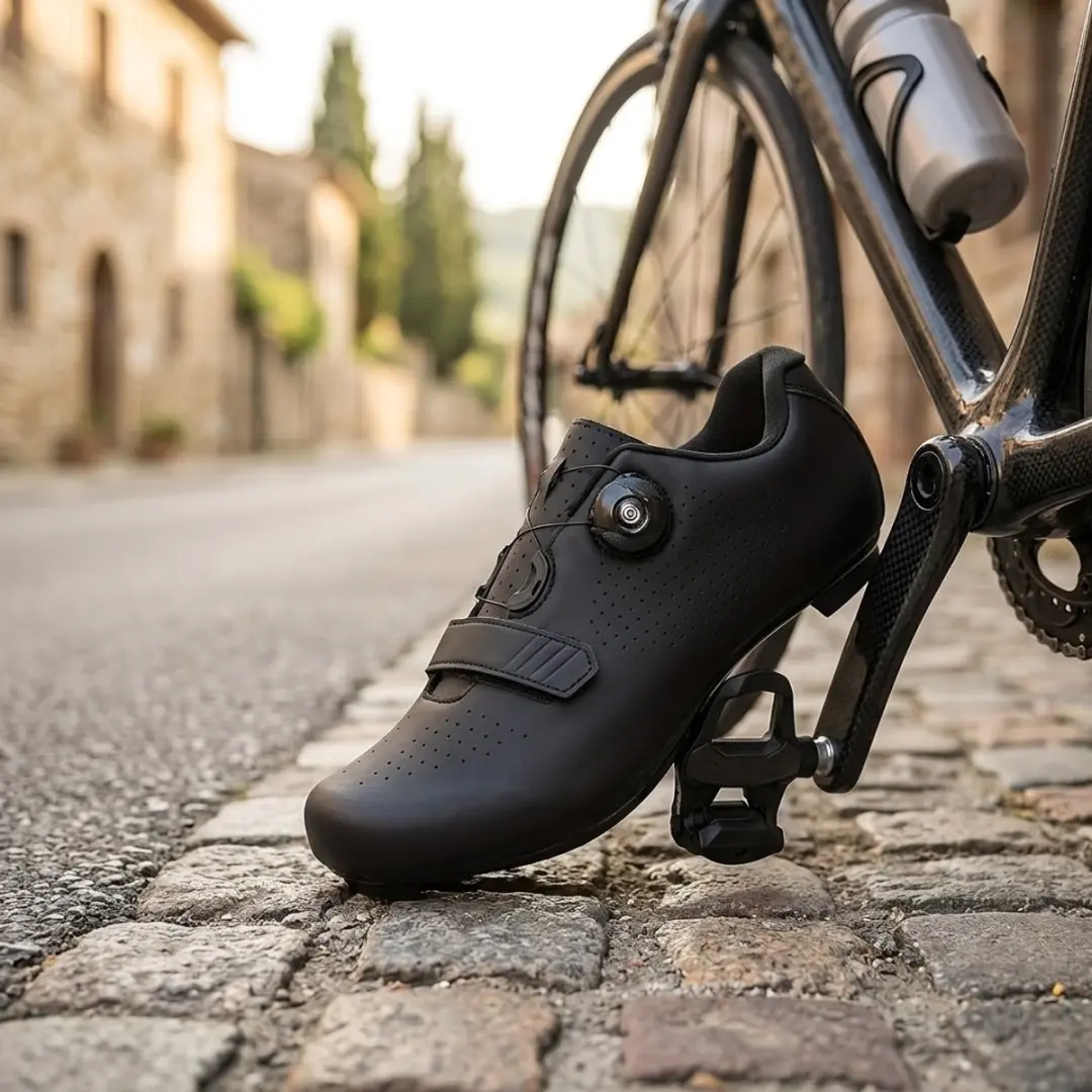 NUVEX Diepzwarte MTB Schoenen 40 - Klikpedaalcompatibel