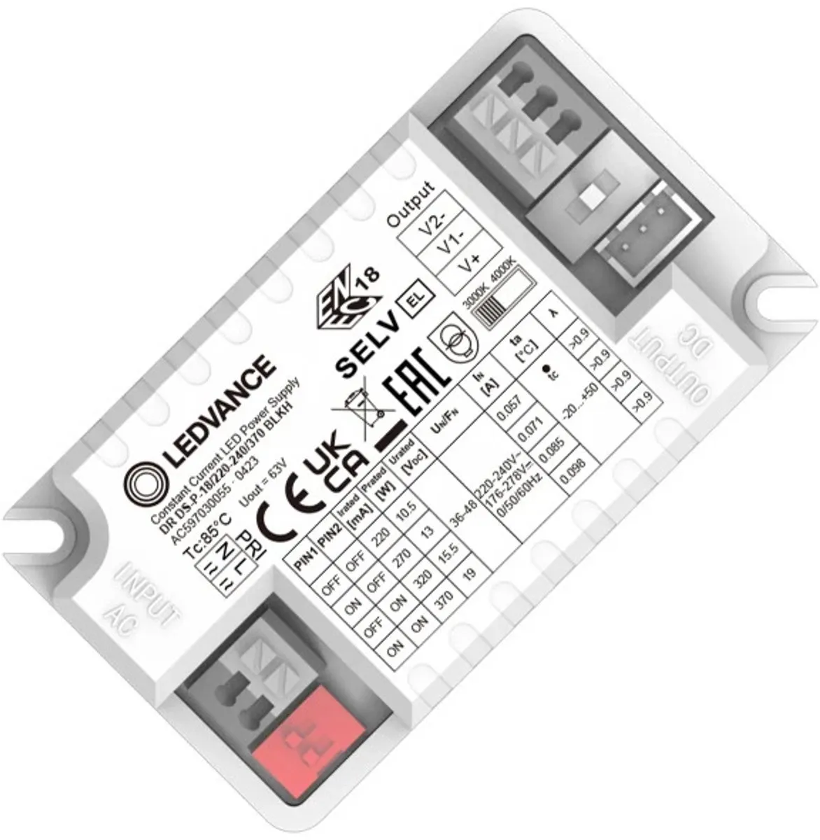 LEDVANCE LED Driver 1W IP20