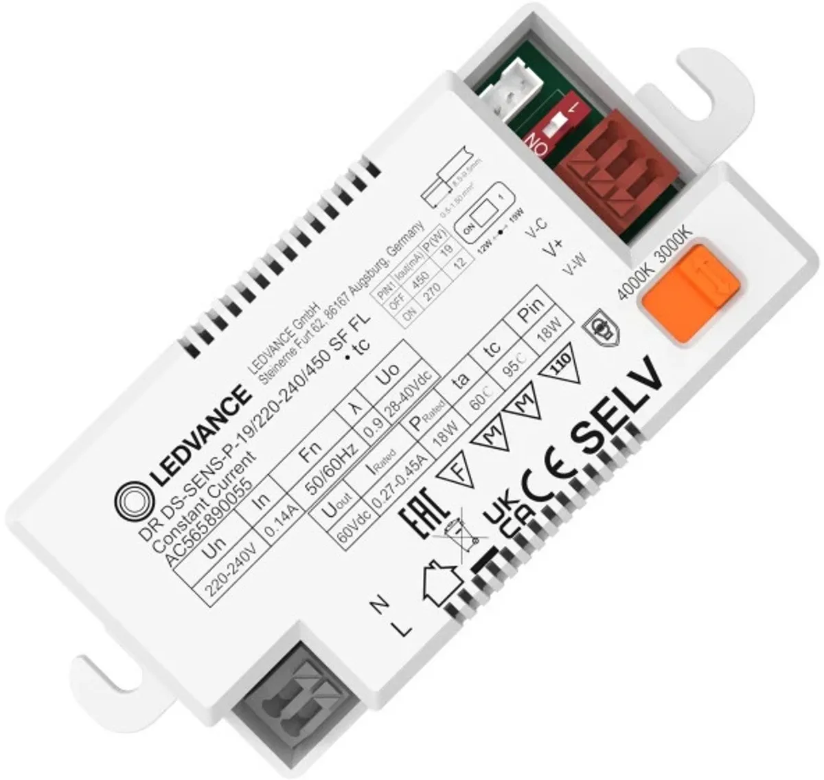 LEDVANCE LED Driver 1W IP20