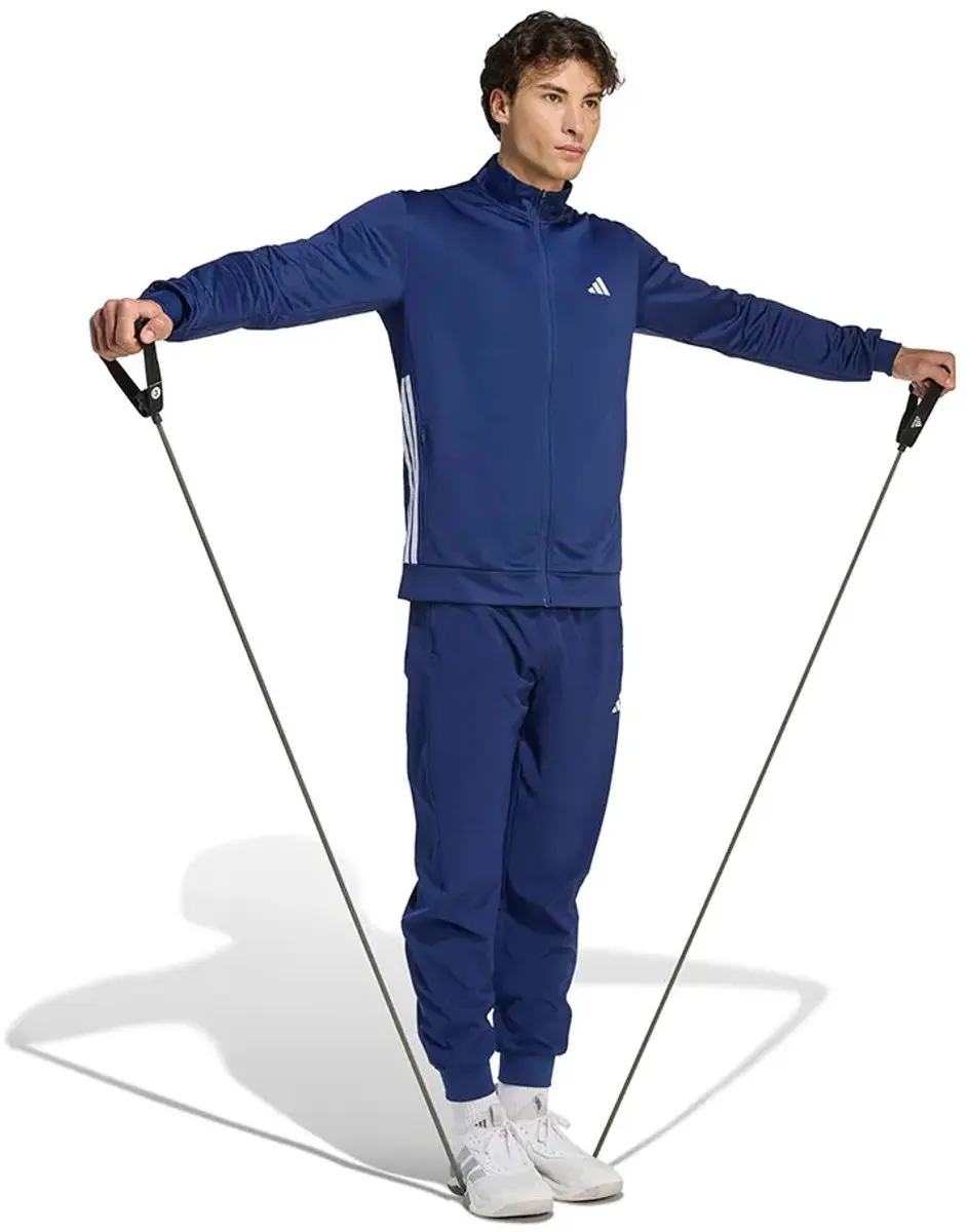 Adidas Workout Essentials Knit Sweatshirt - Blauw S