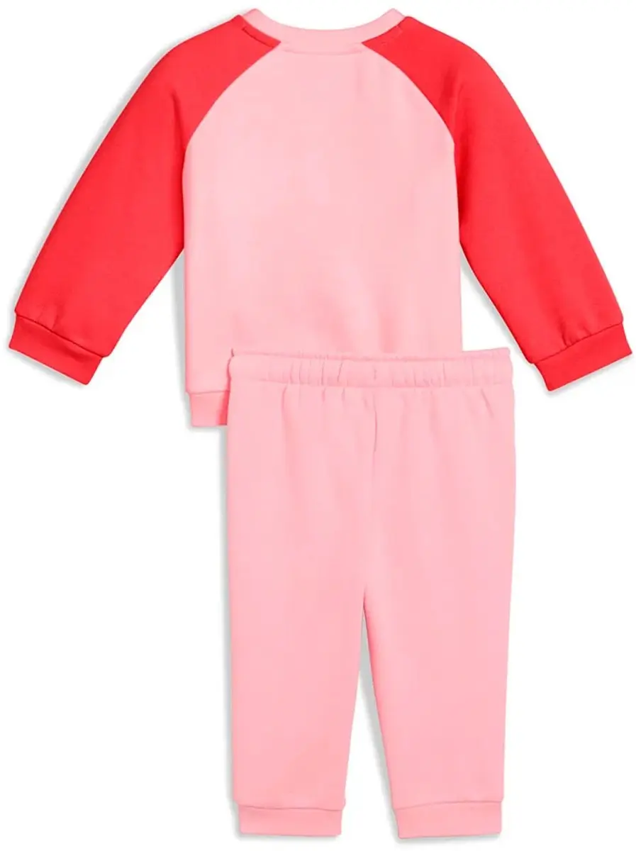 PUMA Minicats Ess Raglan Trainingspak - Roze
