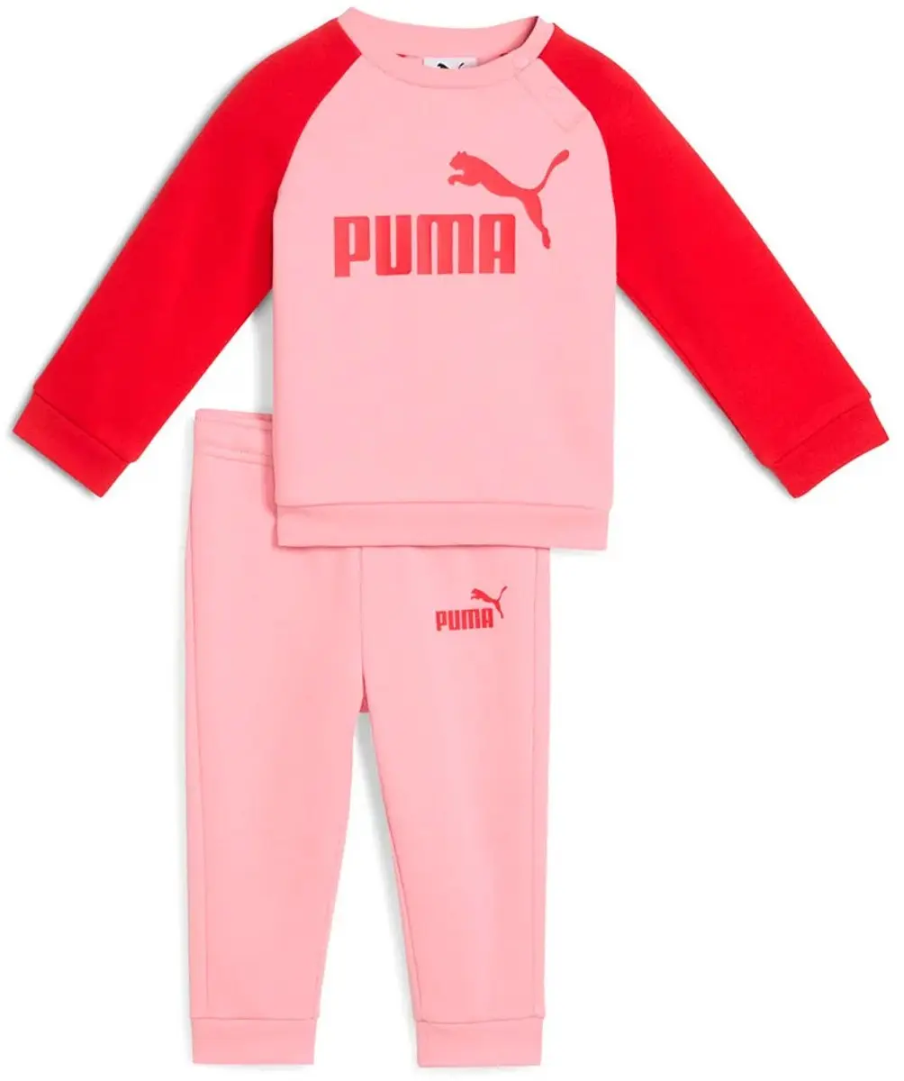 PUMA Minicats Ess Raglan Trainingspak - Roze